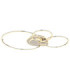 Beltran XL Integrated Led Semi Flush Ceiling Light Matt Silver Colour 2700-6000K-4