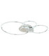Beltran XL Integrated Led Semi Flush Ceiling Light Matt Silver Colour 2700-6000K-5