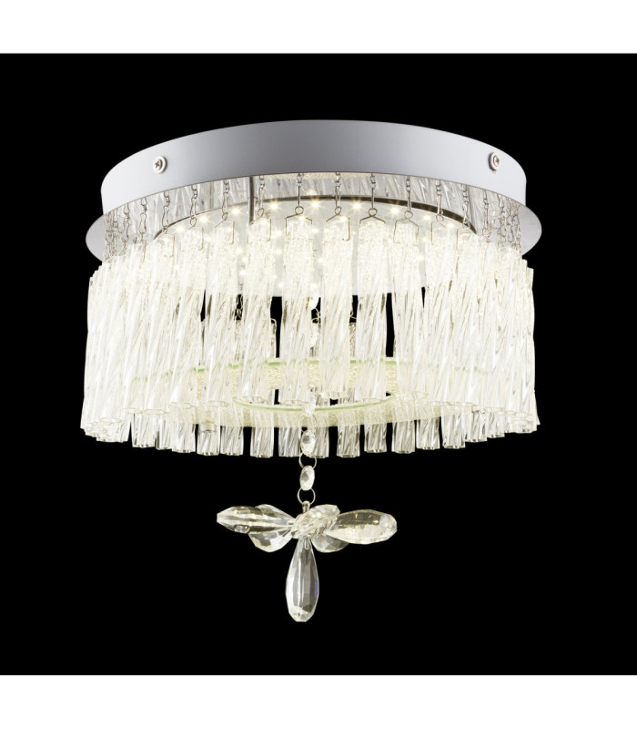 Mathilda Integrated LED Ceiling Light Chrome 4000K-1