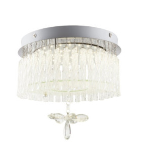 Mathilda Integrated LED Ceiling Light Chrome 4000K-2