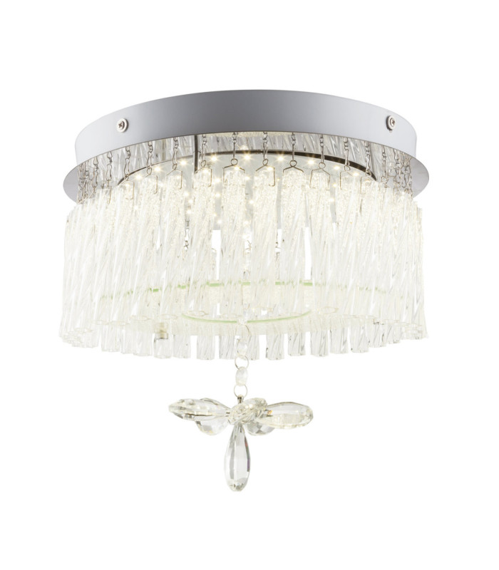 Mathilda Integrated LED Ceiling Light Chrome 4000K-2