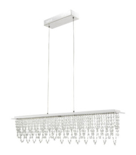 Scala Integrated LED Bar Pendant Ceiling Light Chrome 3000-6000K-1