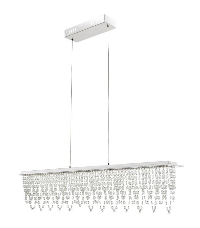 Scala Integrated LED Bar Pendant Ceiling Light Chrome 3000-6000K-1