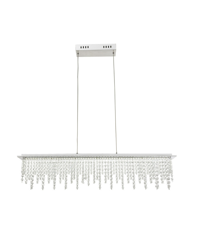 Scala Integrated LED Bar Pendant Ceiling Light Chrome 3000-6000K-9