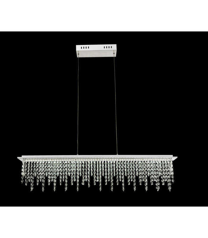 Scala Integrated LED Bar Pendant Ceiling Light Chrome 3000-6000K-10