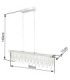 Scala Integrated LED Bar Pendant Ceiling Light Chrome 3000-6000K-12