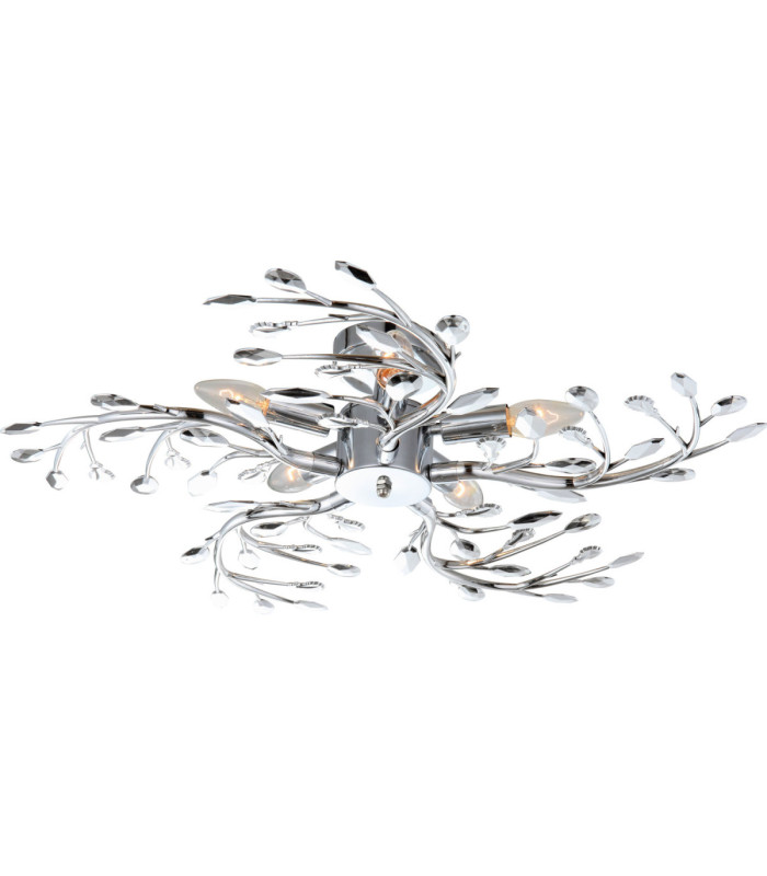 Flash 65cm Ceiling Light Chrome 5x E14-1