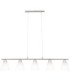Illimani Bar Pendant Ceiling Light Matt Nickel 5x E14-2