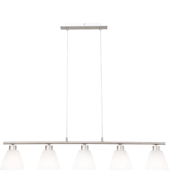 Illimani Bar Pendant Ceiling Light Matt Nickel 5x E14-2
