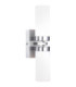 Space Bathroom Wall Lamp Matt Nickel 2x E14-1