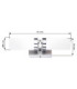 Space Bathroom Wall Lamp Matt Nickel 2x E14-7