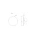 Jillian Integrated LED Flush Wall Lamp Matt White 3000K-4