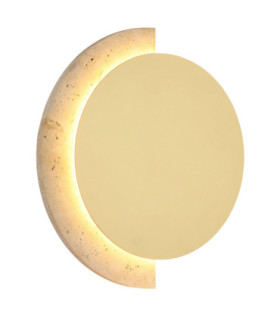 Rojas Round Integrated LED Flush Wall Lamp Matt White 3000K-1