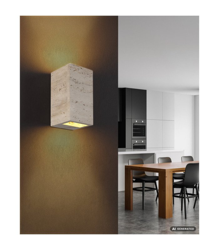 Rojas Integrated LED Up & Down Wall Lamp Matt White 3000K-6