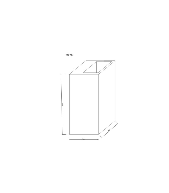 Rojas Integrated LED Up & Down Wall Lamp Matt White 3000K-7