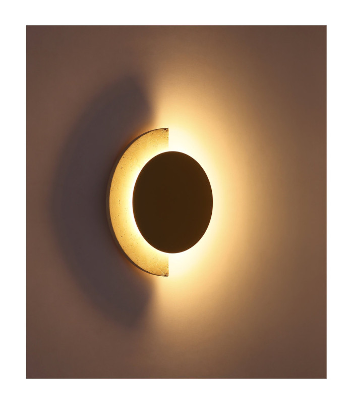 Rojas Round Integrated LED Flush Wall Lamp Matt White 3000K-5