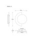 Rojas Round Integrated LED Flush Wall Lamp Matt White 3000K-7