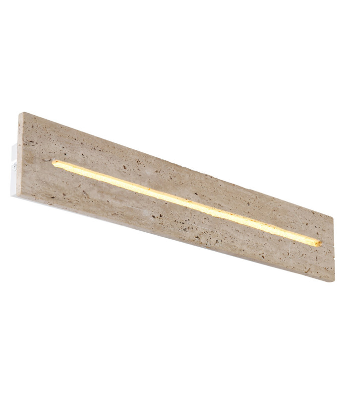 Rojas Rectangle Integrated LED Flush Wall Lamp Matt White 3000K-1