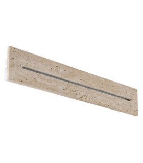 Rojas Rectangle Integrated LED Flush Wall Lamp Matt White 3000K-2