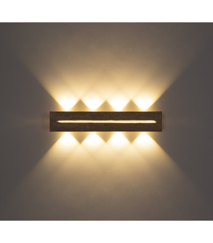 Rojas Rectangle Integrated LED Flush Wall Lamp Matt White 3000K-5