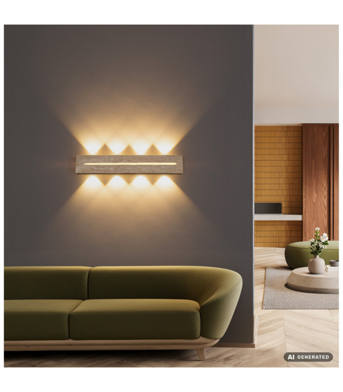 Rojas Rectangle Integrated LED Flush Wall Lamp Matt White 3000K-6