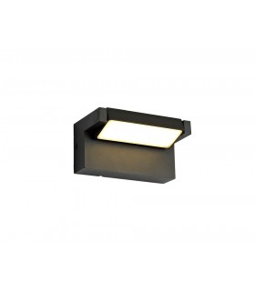 Wall Down Lamp Adjustable, 1 x 10W LED, 3000K, 720lm, IP54, Graphite Black - 1