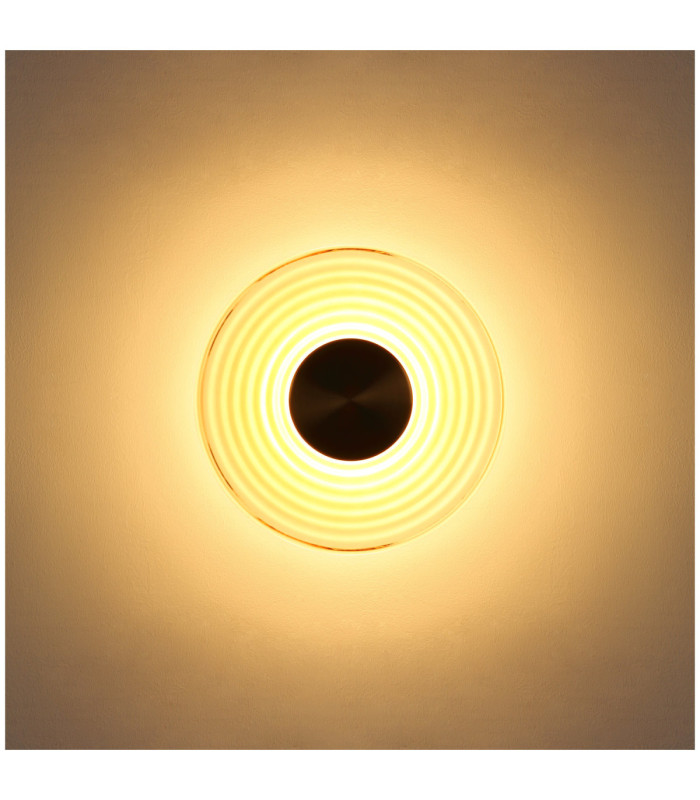 Janell Integrated Led Wall Lamp Matt Brass Colour 3000K-6