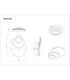 Odonell Integrated Led Wall Lamp Matt White 3000K-10