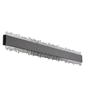 Stalagmita 48cm Integrated LED Wall Lamp Matt Black 4000K-2
