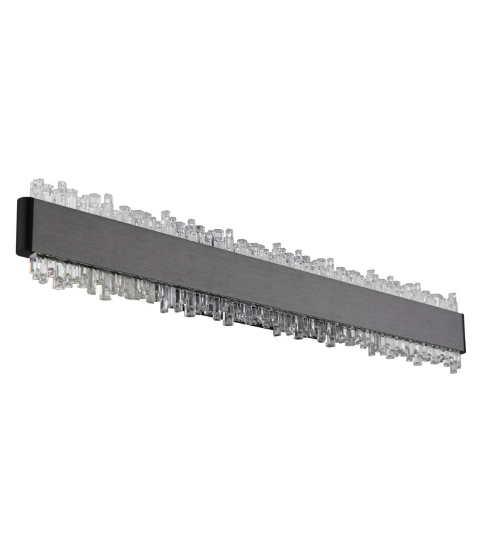 Stalagmita 48cm Integrated LED Wall Lamp Matt Black 4000K-2