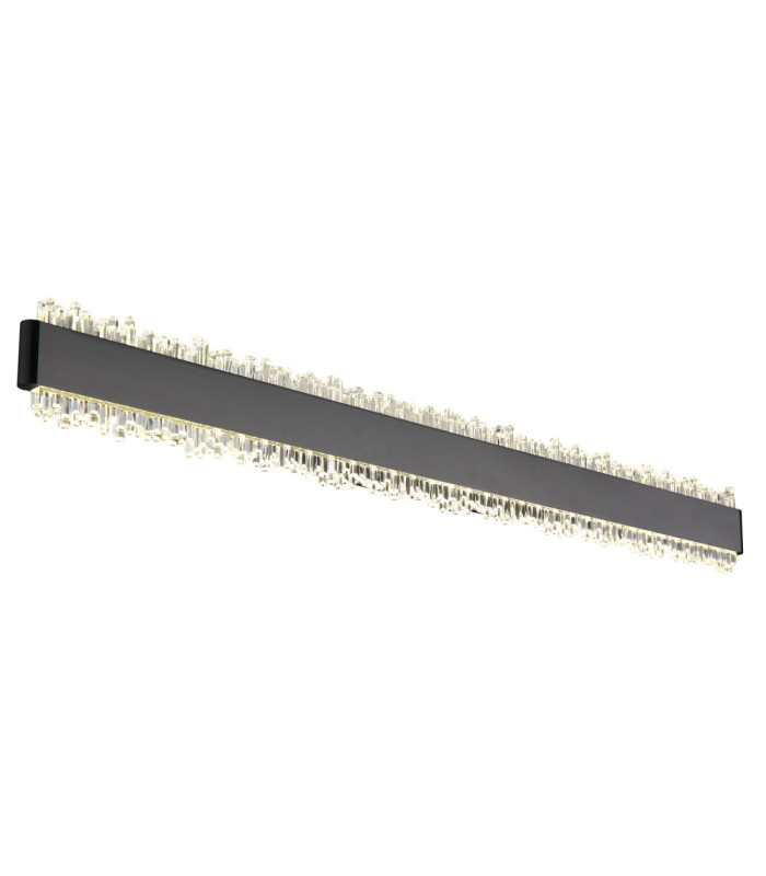 Stalagmita 70cm Integrated LED Wall Lamp Matt Black 4000K-1