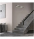 Stalagmita 48cm Integrated LED Wall Lamp Matt Black 4000K-7