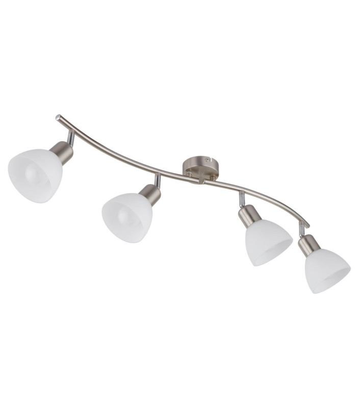 Malte Ceiling Spotlight Bar Matt Nickel 4x E14 3000K-2