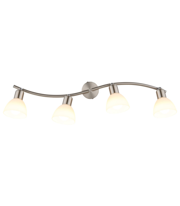 Malte Ceiling Spotlight Bar Matt Nickel 4x E14 3000K-4