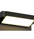Wall Down Lamp Adjustable, 1 x 10W LED, 3000K, 720lm, IP54, Graphite Black - 6