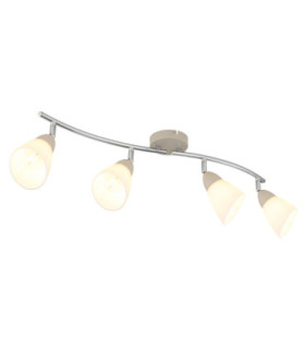 Paula Ceiling Spotlight Bar Matt Sand Colour  4x E14-1