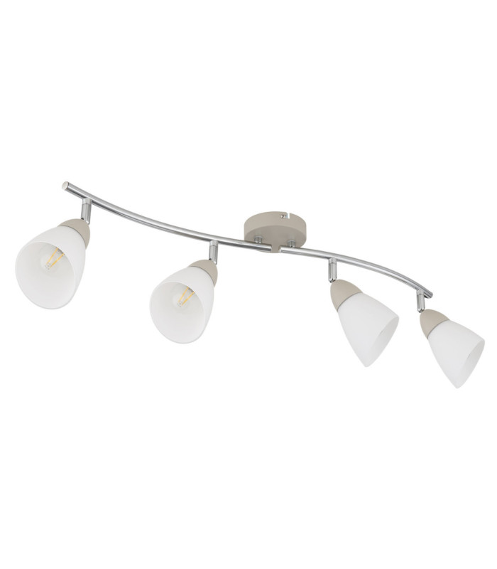 Paula Ceiling Spotlight Bar Matt Sand Colour  4x E14-2