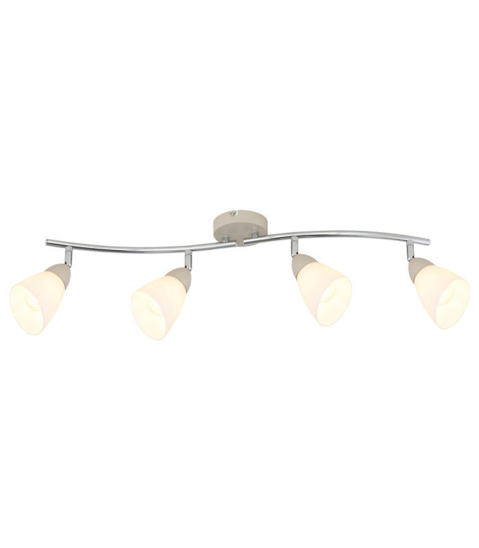 Paula Ceiling Spotlight Bar Matt Sand Colour  4x E14-3