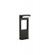 Short Bollard Post, 1 x 10W LED, 3000K, 720lm, IP54, Graphite Black - 1