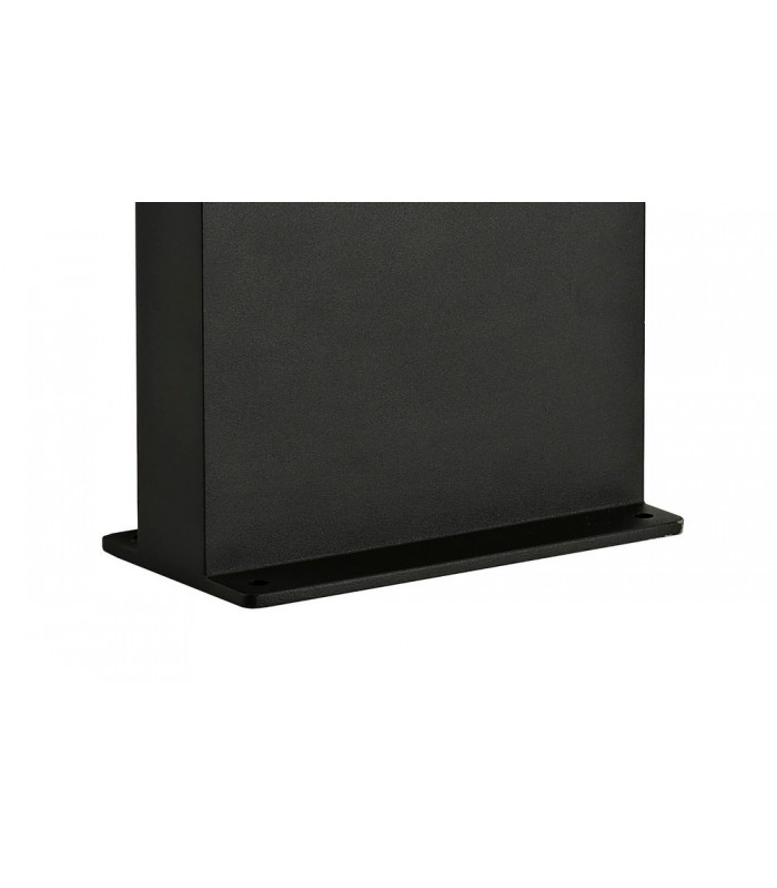 Short Bollard Post, 1 x 10W LED, 3000K, 720lm, IP54, Graphite Black - 6