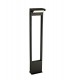Tall Bollard Post, 1 x 10W LED, 3000K, 720lm, IP54, Graphite Black - 1