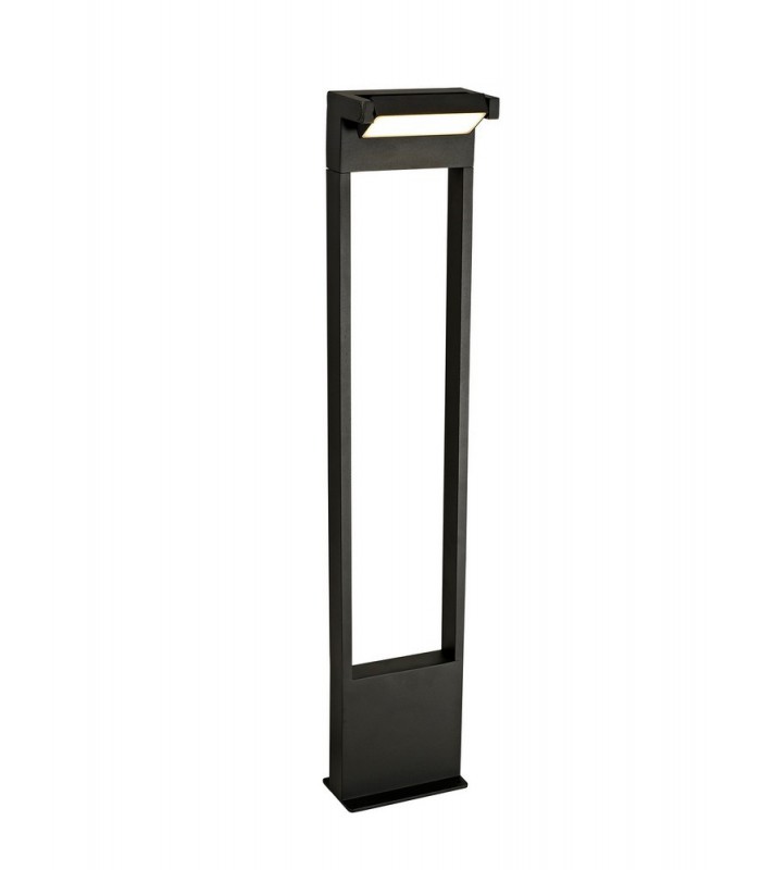 Tall Bollard Post, 1 x 10W LED, 3000K, 720lm, IP54, Graphite Black - 1