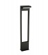 Tall Bollard Post, 1 x 10W LED, 3000K, 720lm, IP54, Graphite Black - 3
