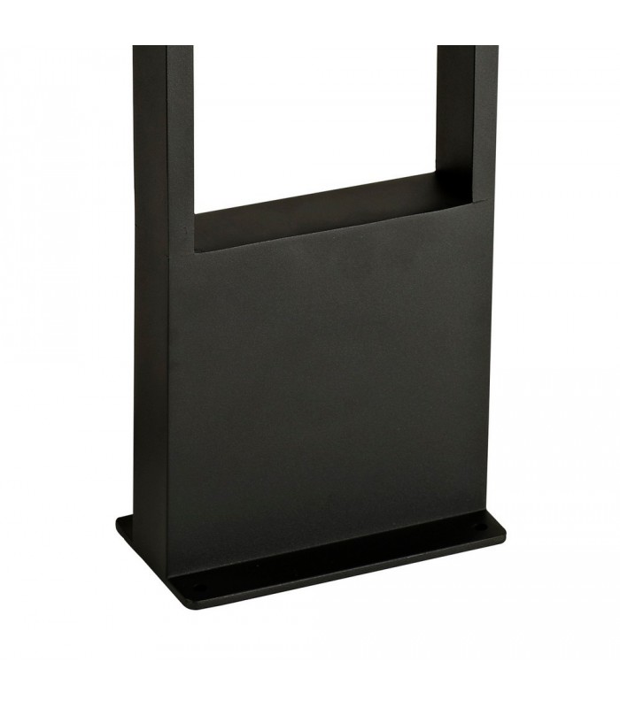 Tall Bollard Post, 1 x 10W LED, 3000K, 720lm, IP54, Graphite Black - 6