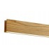 Linear Ceiling Pendant, 2 x 20W LED, 3000K, 1662lm, Medium Oak, Matt White - 6