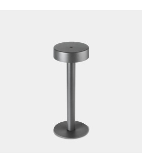 Orbit Portable IP65 Rechargeable Small Hole Cover LED 1.5W 2700K Touch Dimming Urban Grey