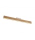 Linear Ceiling, 2 x 18W LED, 3000K, 1528lm, Medium Oak, Matt White - 1