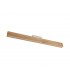 Linear Ceiling, 2 x 18W LED, 3000K, 1528lm, Medium Oak, Matt White - 3