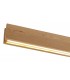Linear Ceiling, 2 x 18W LED, 3000K, 1528lm, Medium Oak, Matt White - 5