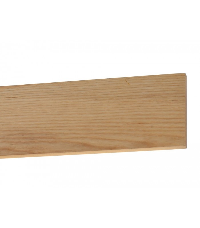 Wall Lamp, 2 x 10W LED, 3000K, 968lm, Medium Oak, Matt White - 5